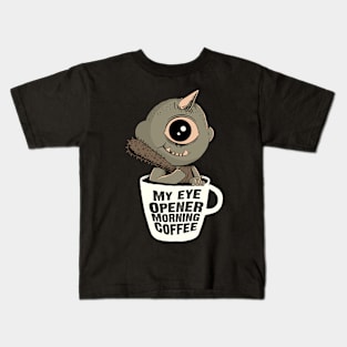 Cyclops and coffee Kids T-Shirt